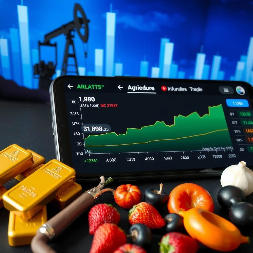 Commodities King game interface