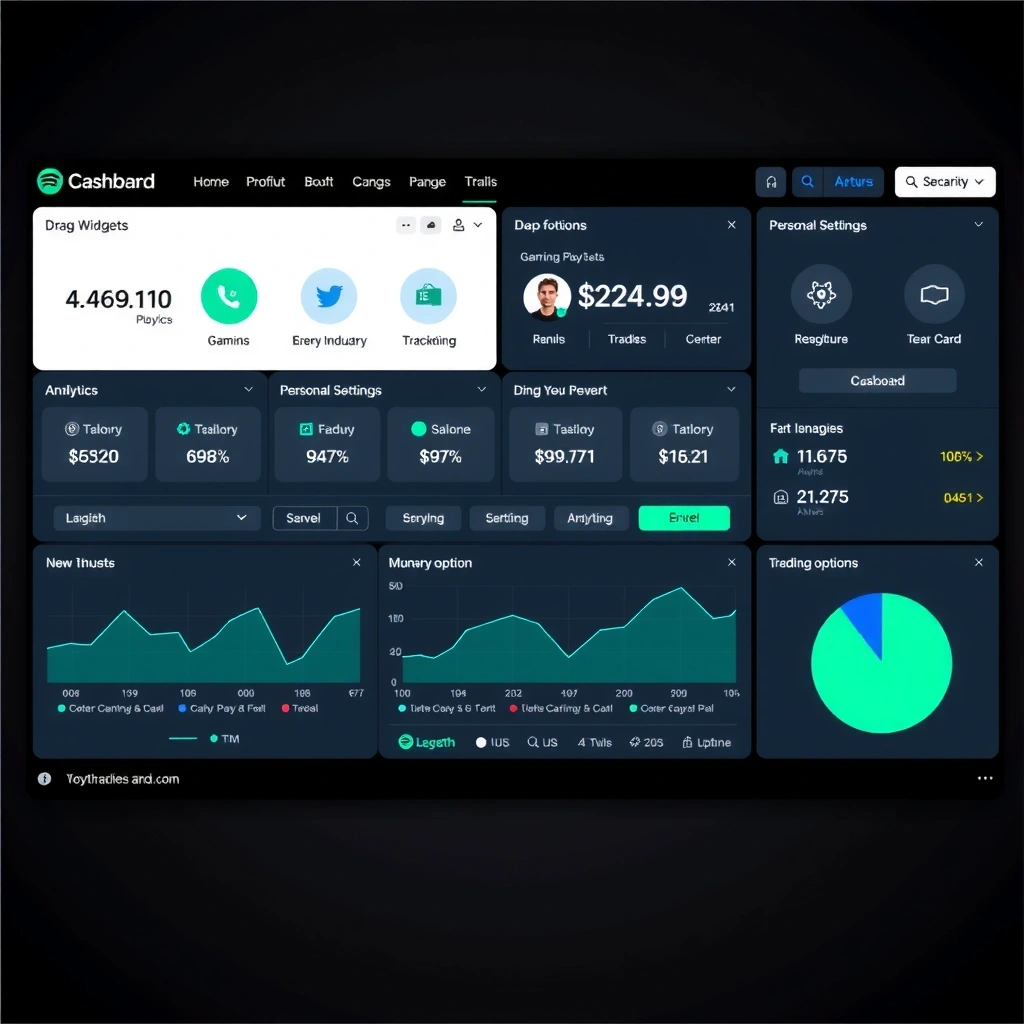 Customizable dashboard interface